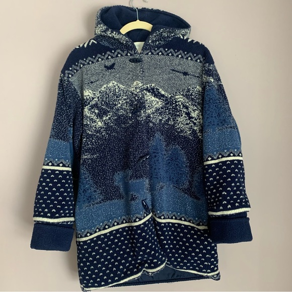 Vintage Northern Reflections fleece winter jacket - Picture 2 of 6
